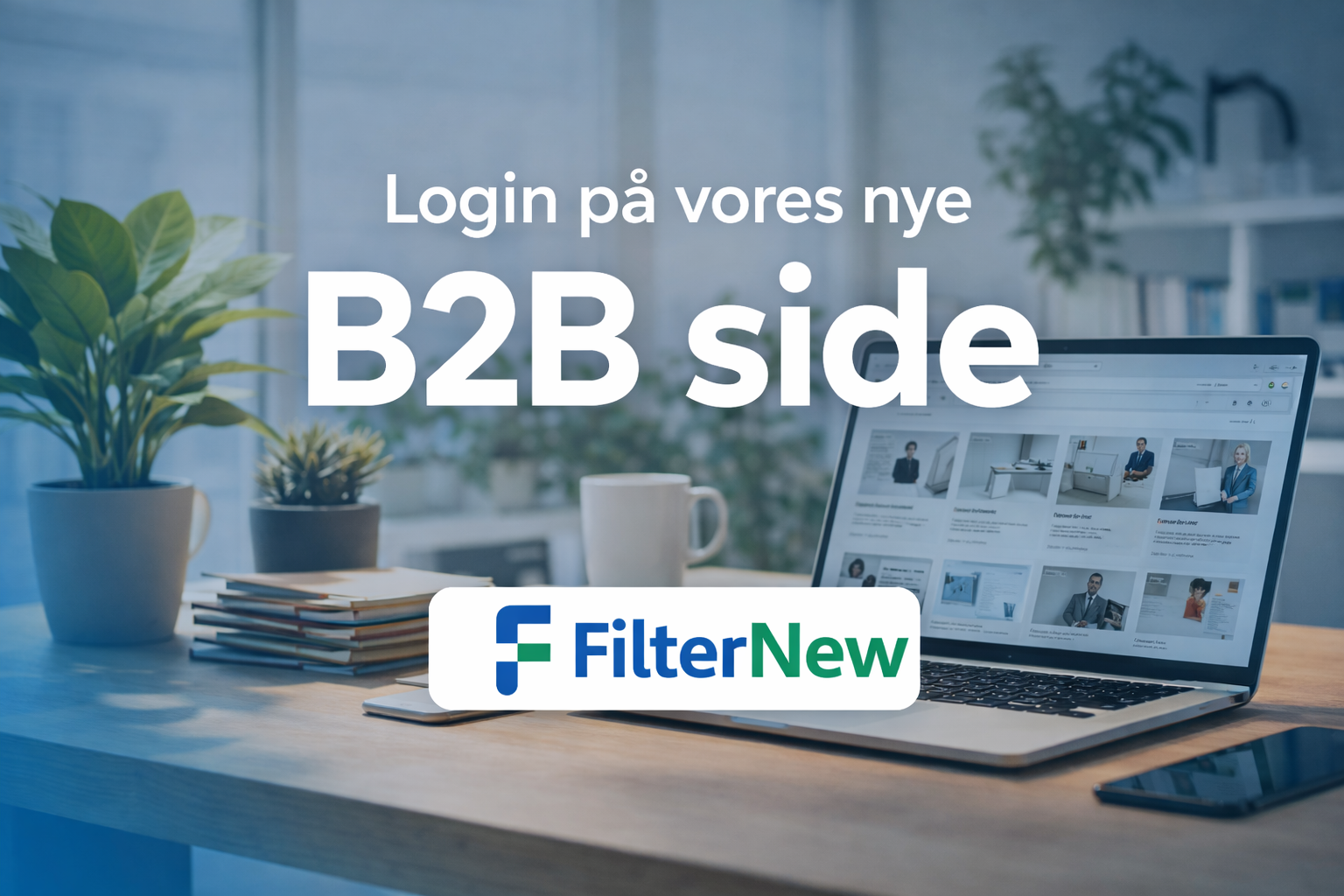 NYHED til B2B Side - Vi har lanceret en ny B2B-side